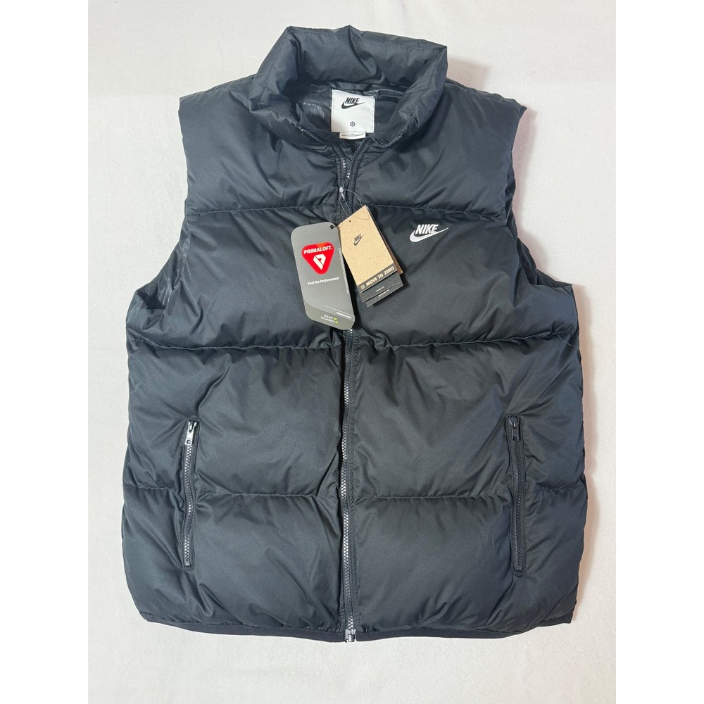 Nike Mens Therma-FIT PrimaLoft Puffer Vest Black FB7373-010 NWT Size M